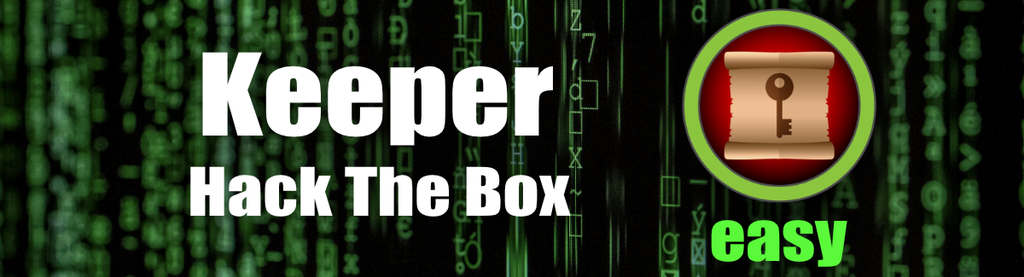 Keeper - HTB writeup